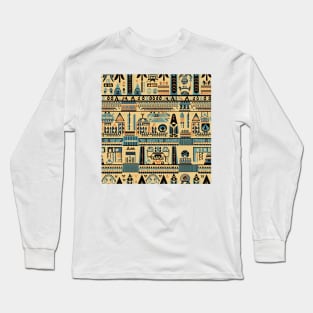 Ancient Egyptian Pattern 25 Long Sleeve T-Shirt